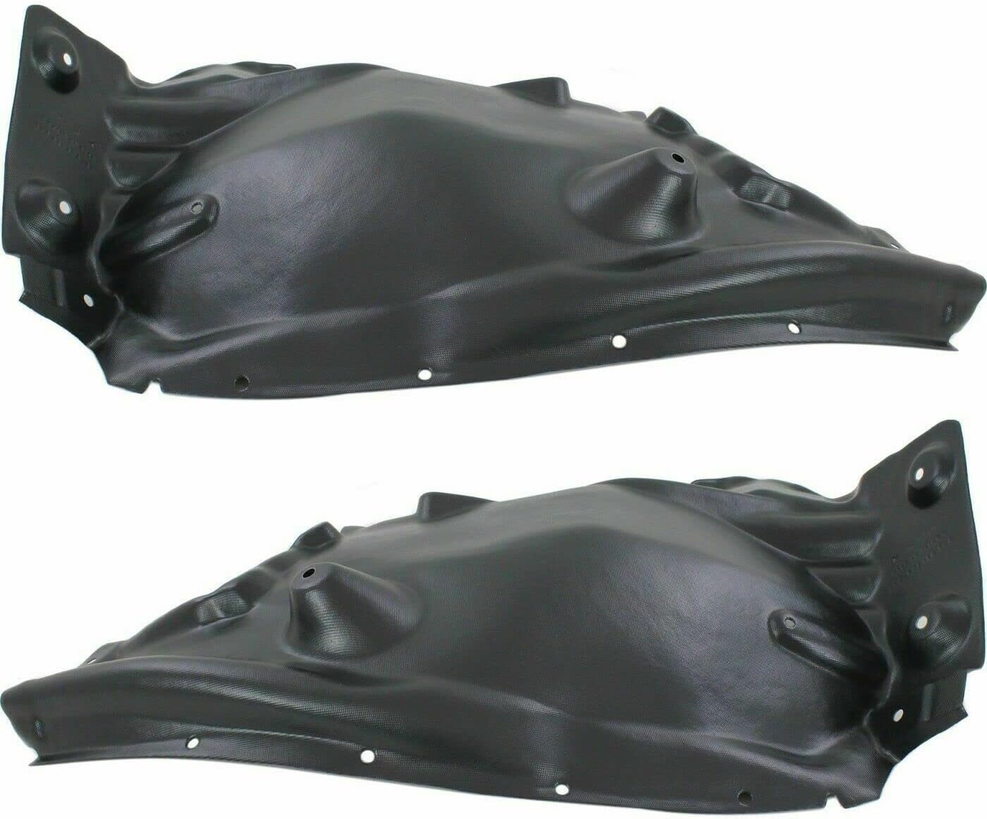 New Set Of 2 Inner Fender Liner Compatible For BMW X3 2011, 2012, 2013, 2014, 2015, 2016, 2017, 2018 Front Driver Left & Passenger Right Side