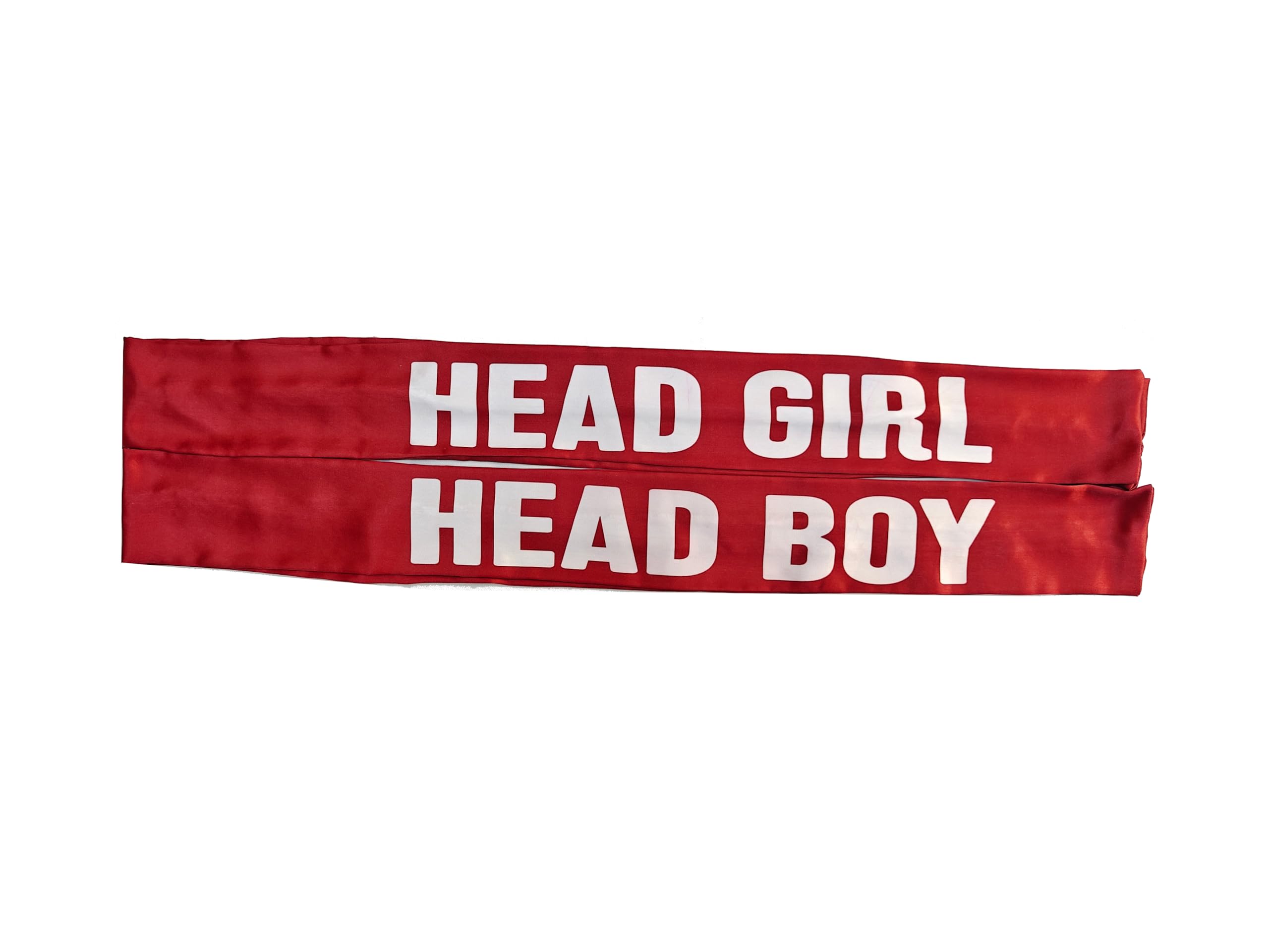 Head Boy & Head Girl Sash Set Maroon Color | Premium Satin School Prefect Sashes | Printed Title | Ceremonial School Leadership Bundle-image-45