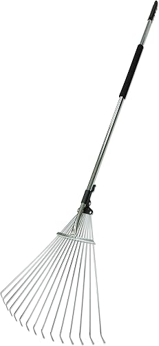 Ironwood Tool Company 2 rastrillos ajustables. El rastrillo ajustable original con mango acolchado es para 2 rastrillos