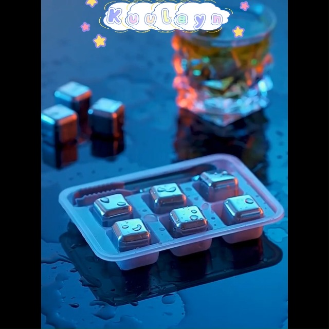 Set de Piedras de Whisky Reutilizables de Acero Inoxidable Pack de 4 miniatura 7