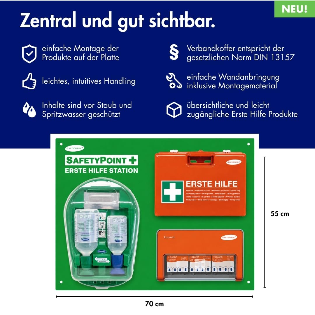 ACTIOMEDIC SafetyPoint Erste Hilfe Station DIN 13157