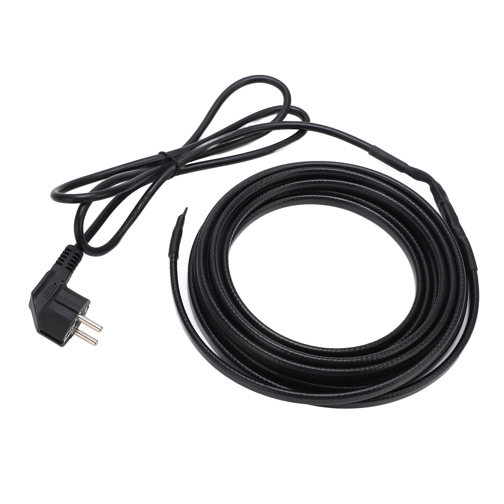 Selbstregulierendes Heizband für Rohre, 5 Meter, 220V EU-Stecker, Polyolefin Material, 25W/M Leistung, -60°C bis 65°C Temperaturbereich