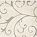 SAFAVIEH Florida Shag Collection Area Rug - 4' Square, Cream & Beige, Scroll Design, Non-Shedding & Easy to Clean, High-Low Plush Pile, Ideal for Living Room, Bedroom, Dining Space (SG455-1113)