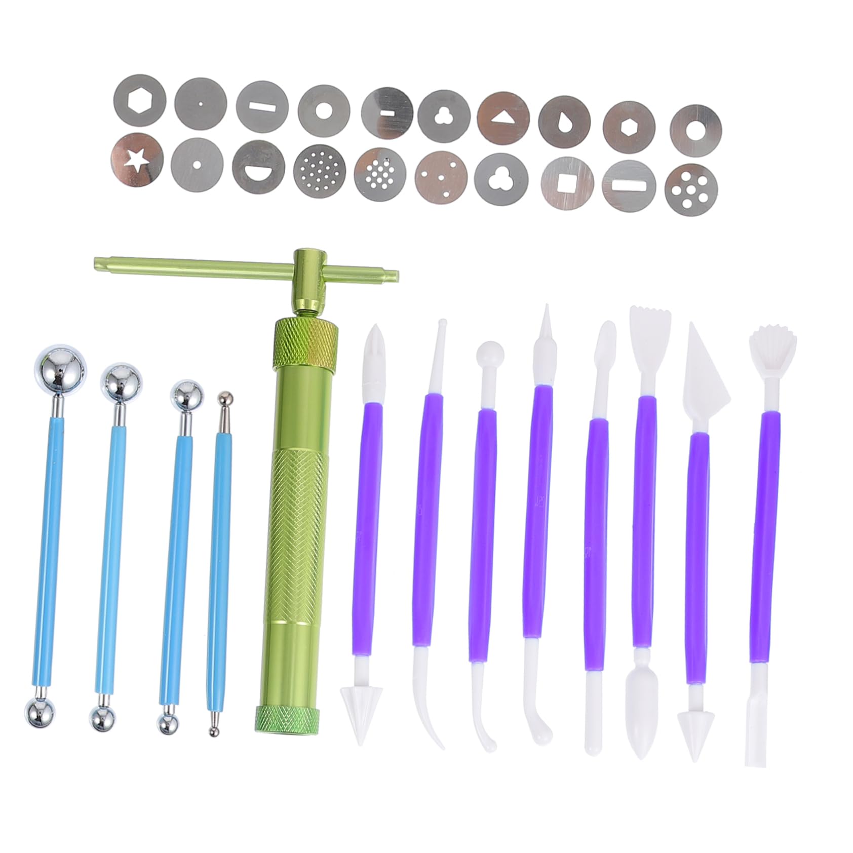 Herramientas para Modelar Arcilla Kit De Polímeros Herramienta para Decorar Pasteles