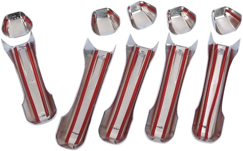 NINTE Door Handle Cover for Jeep Wrangler JL 2018 2019, ABS Chrome Exterior Handle Trim, 4-Door & Tailgate 10pcs Covers（NOT The Replacement）