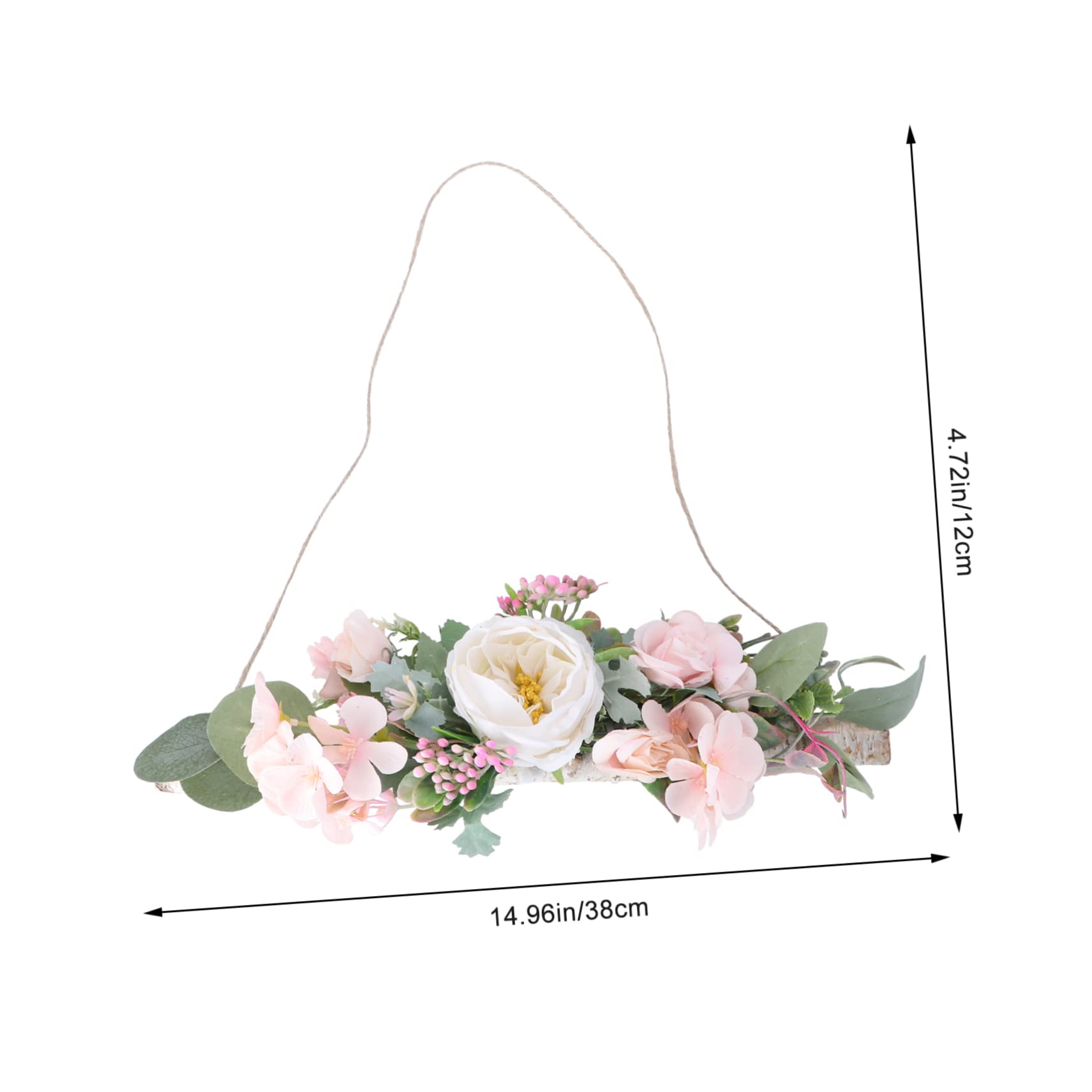 FUNOMOCYA Dry Branch Flower 1pc Wall-Mounted Flower Decor Nordic Style Wall Swag