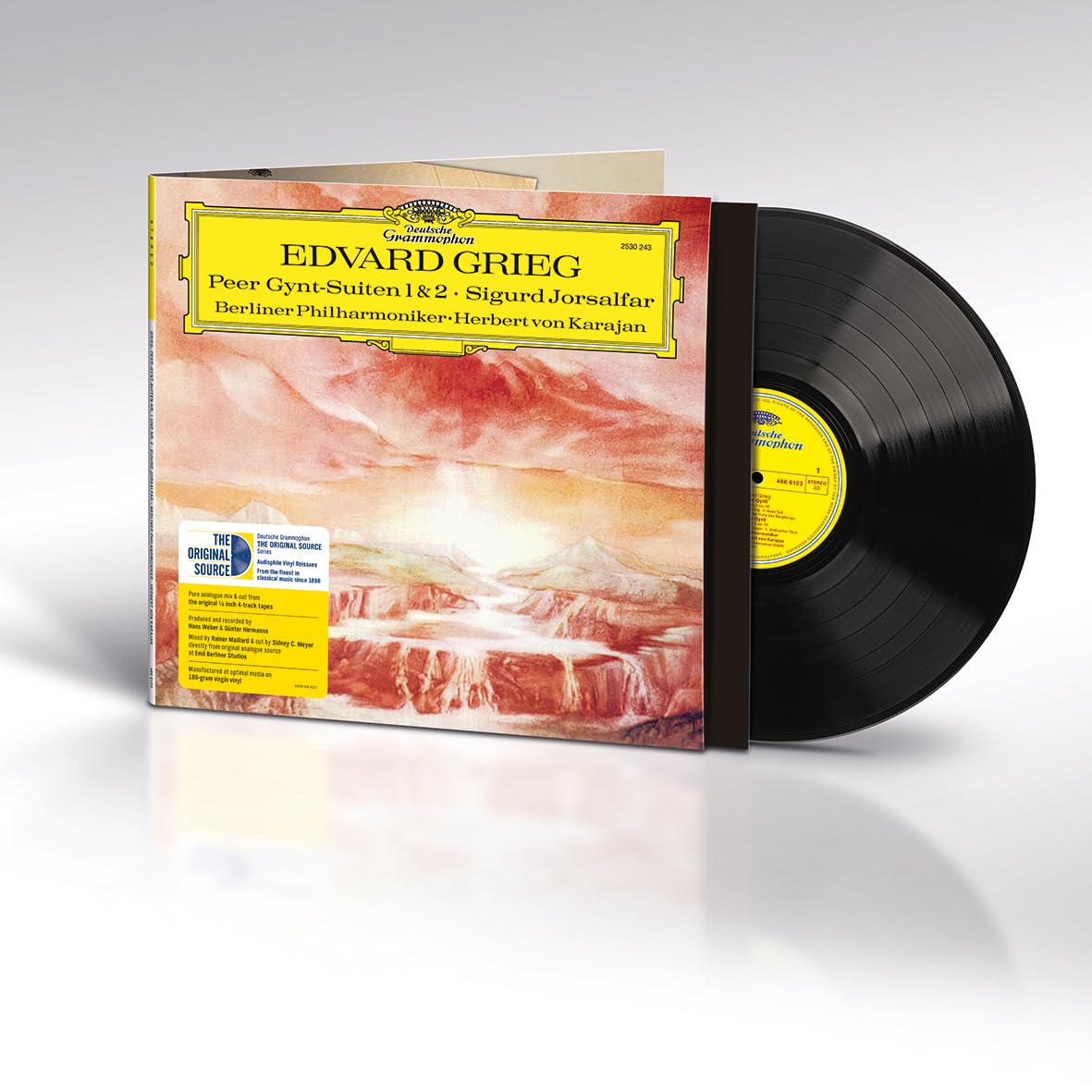 Grieg: Peer Gynt Suiten 1 & 2 (Original Source; 180g Vinyl Deluxe-Gatefold Edition)