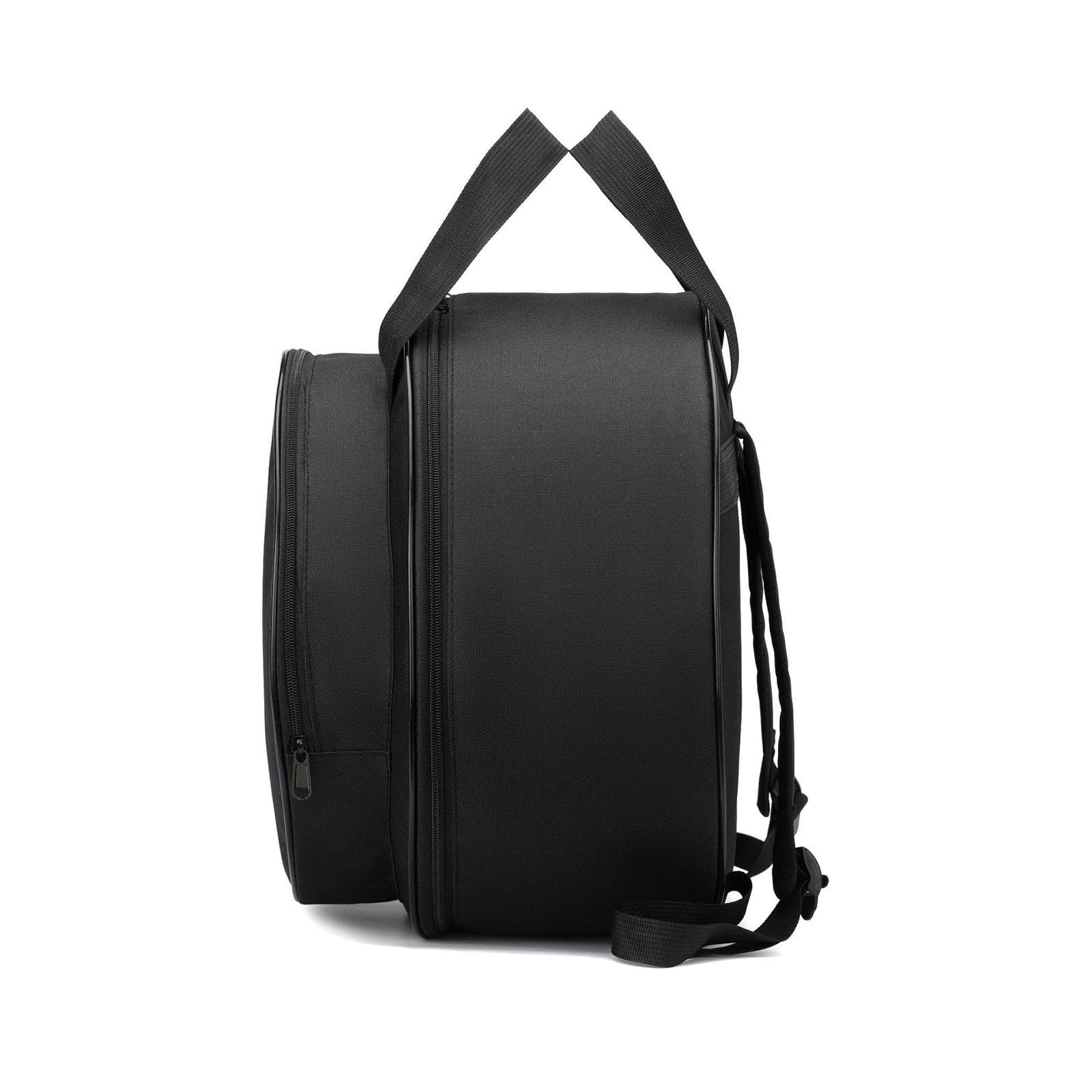 Oshhni Borsa per Rullante 42 X 18 Cm, Organizer per Attrezzi Con Spallacci Regolabili Et Cerniera, Classic Drumbag Realizzato in Pvc E Poliestere, Borsa per Batteria per Floor Tom Misura