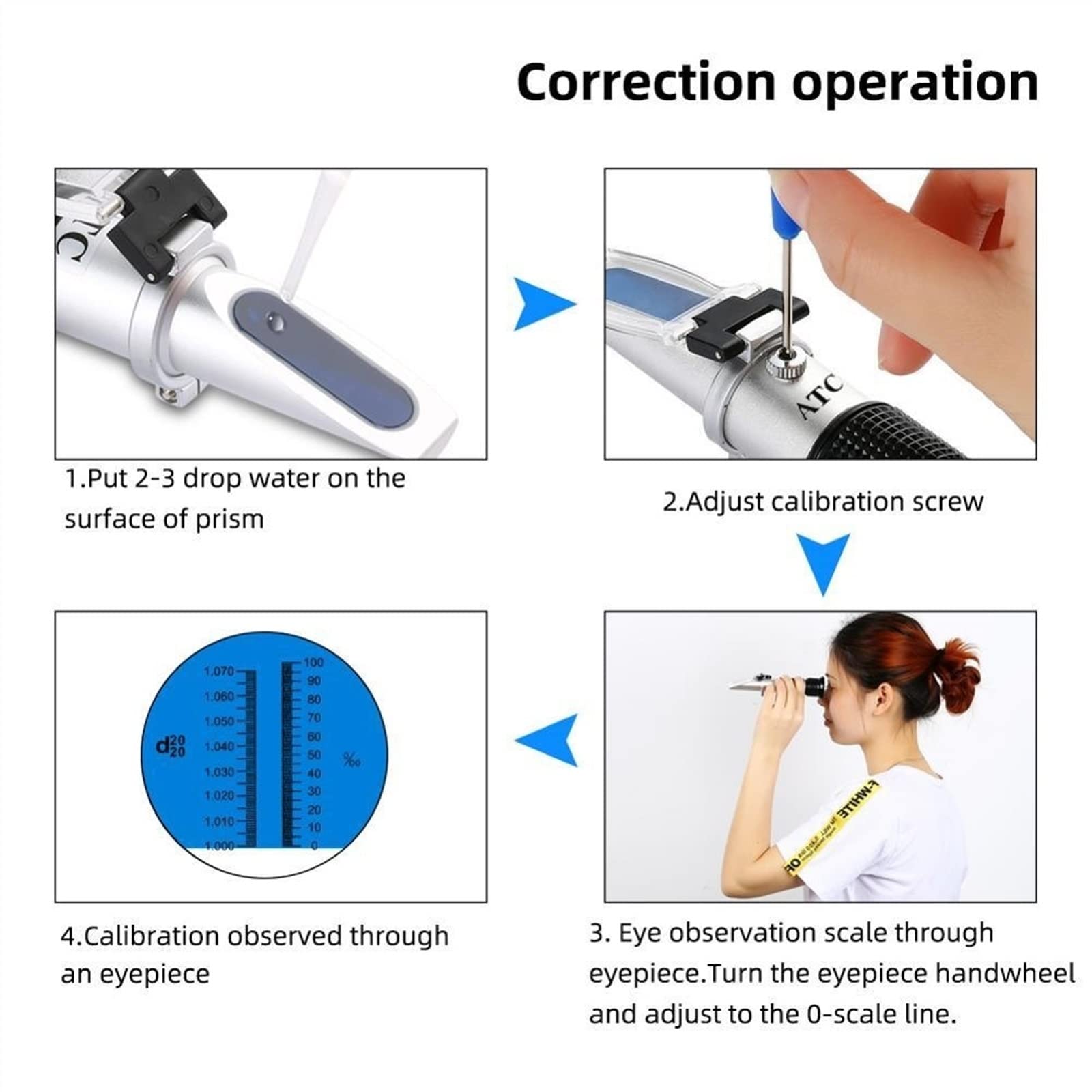 Rifrattometro Per Miele 58-90% Brix Soluzione Di Calibrazione - Foto 4
