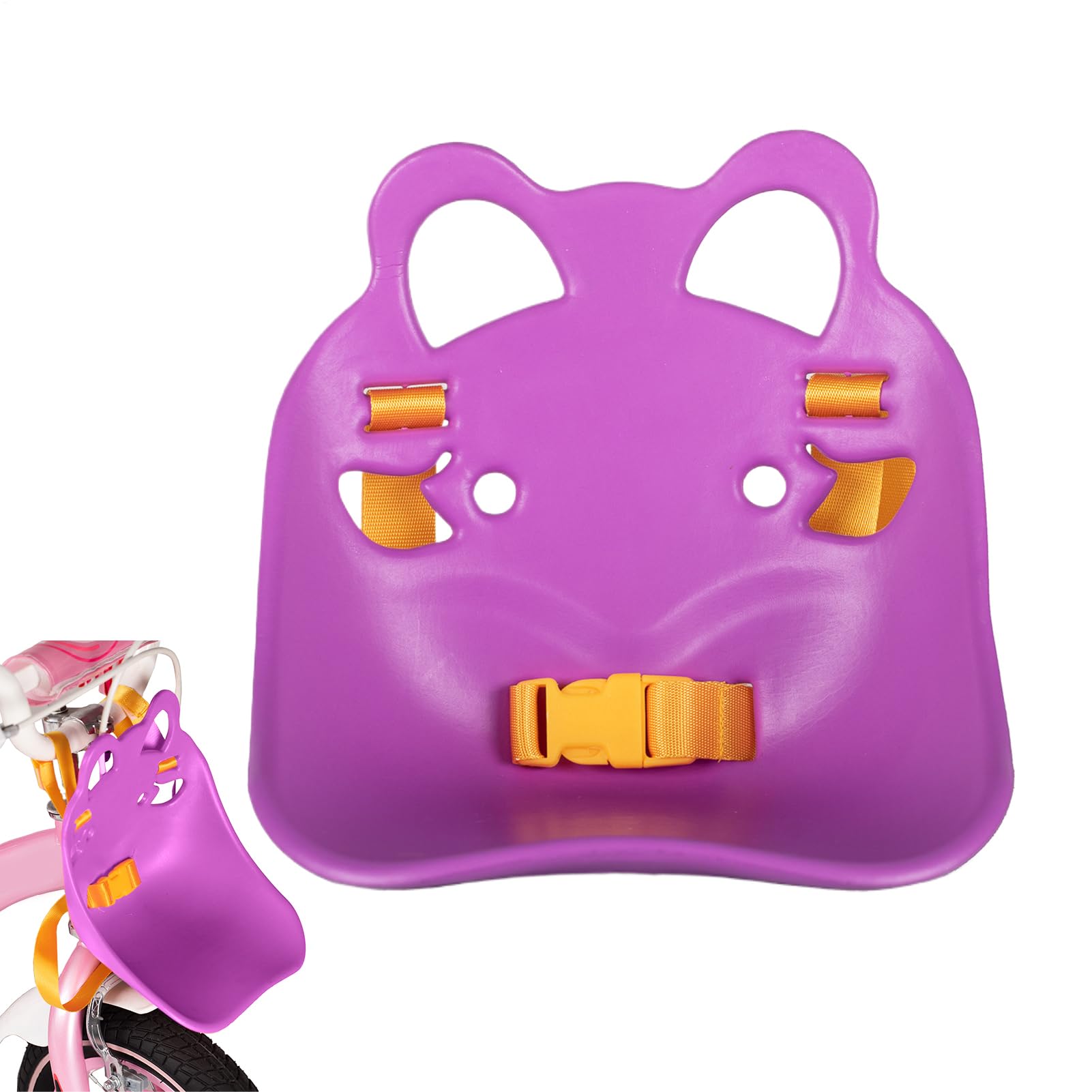 Doll Bike Seat, Bike Seat for , Adjustable Decorative Toy Carrier with Safety Strap, Fun Toy Bicycle Attachment Seats for Kids Girls Boys Outdoor Riding Scooter Playtime Present — view 6