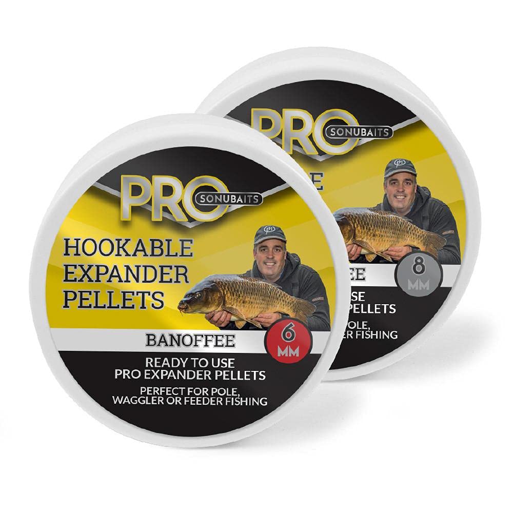 Sonubaits Pro Hookable Expander Pellets Banoffee 8mm x2