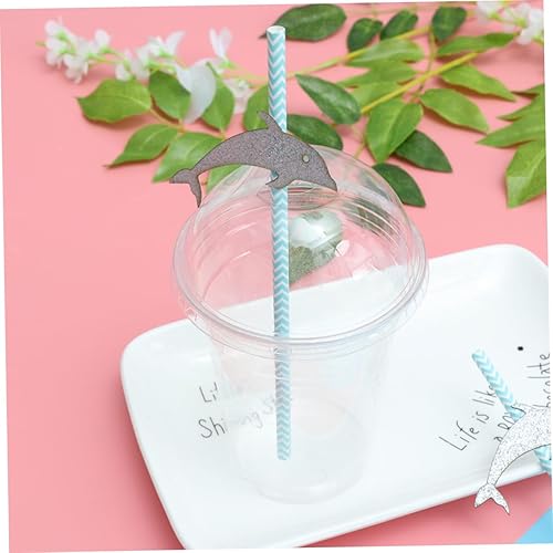 Miniatura 4 de ULTECHNOVO 36 pcs hawaiian decor cake decorations cake toppers party favors cake decorating mariposas decorativas para pared paper drinking straws