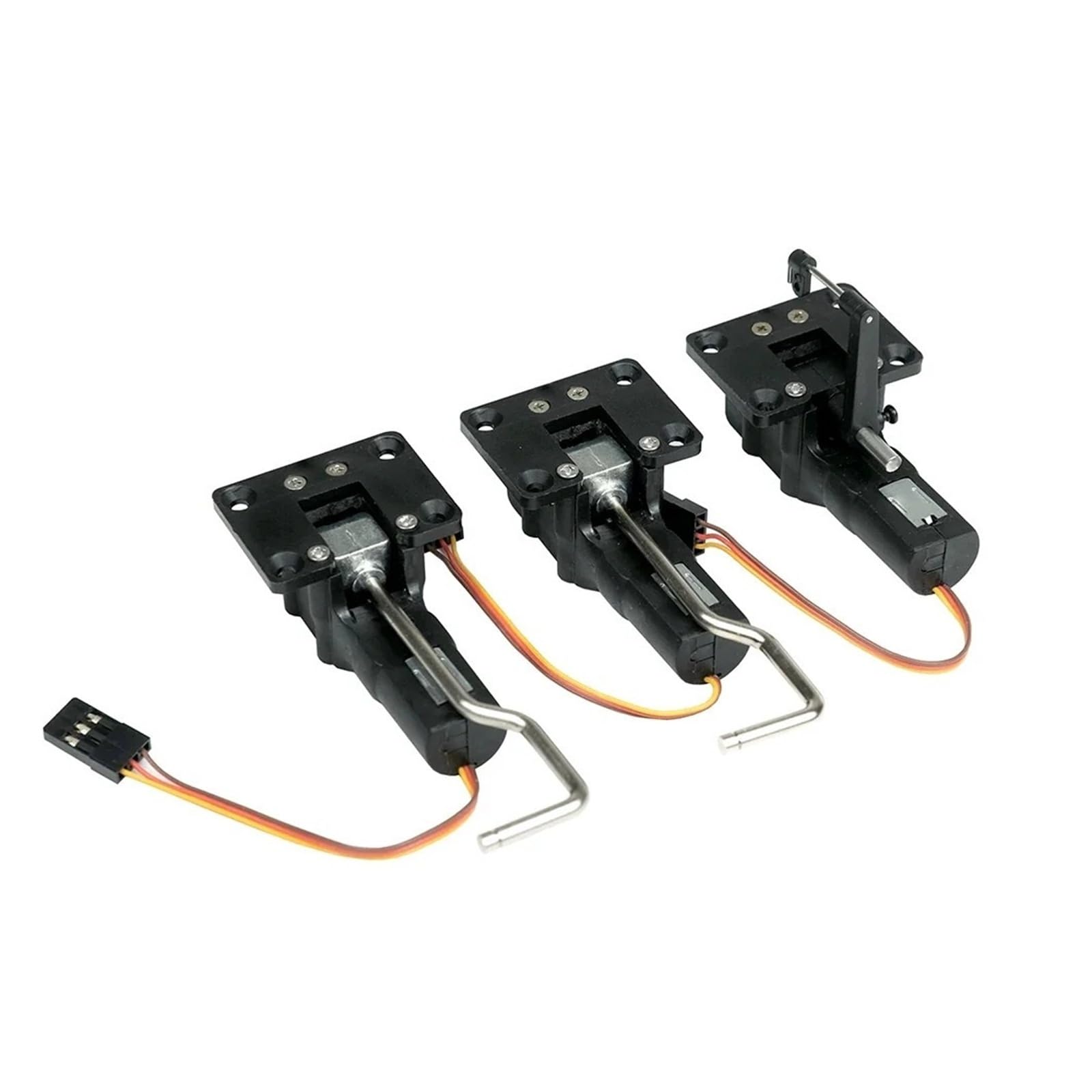 25g chowany Mini podwozie cyfrowy bezserwowy metalowy elektroniczny dla 2kg RC stałopłat KTK SU27 KT pokładzie część samolotu(2PCS Main)