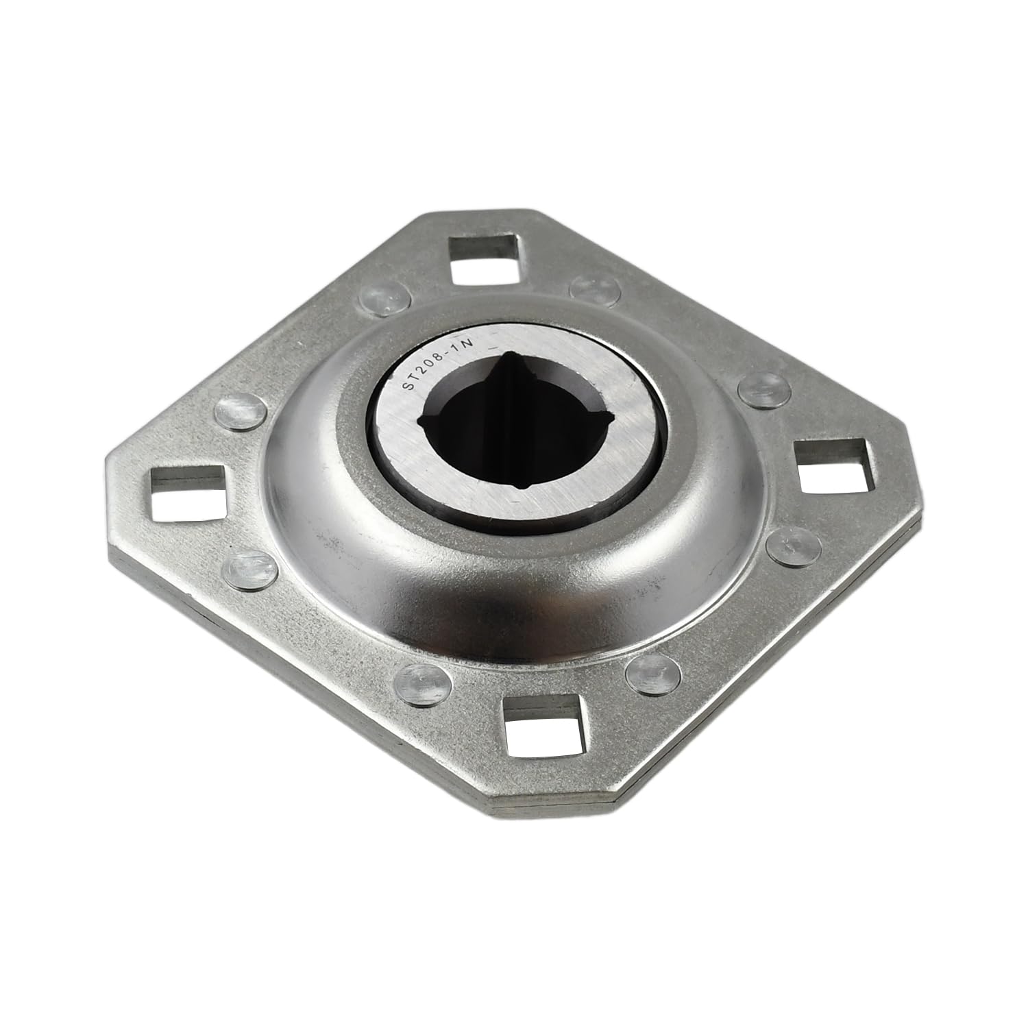 Galloparts ST208-1N FD208R1 1inch Square Disc Harrow Flange Bearing Unit Compatible with Modern IHC Monroe Tuffline Farming Applications Disc Harrow