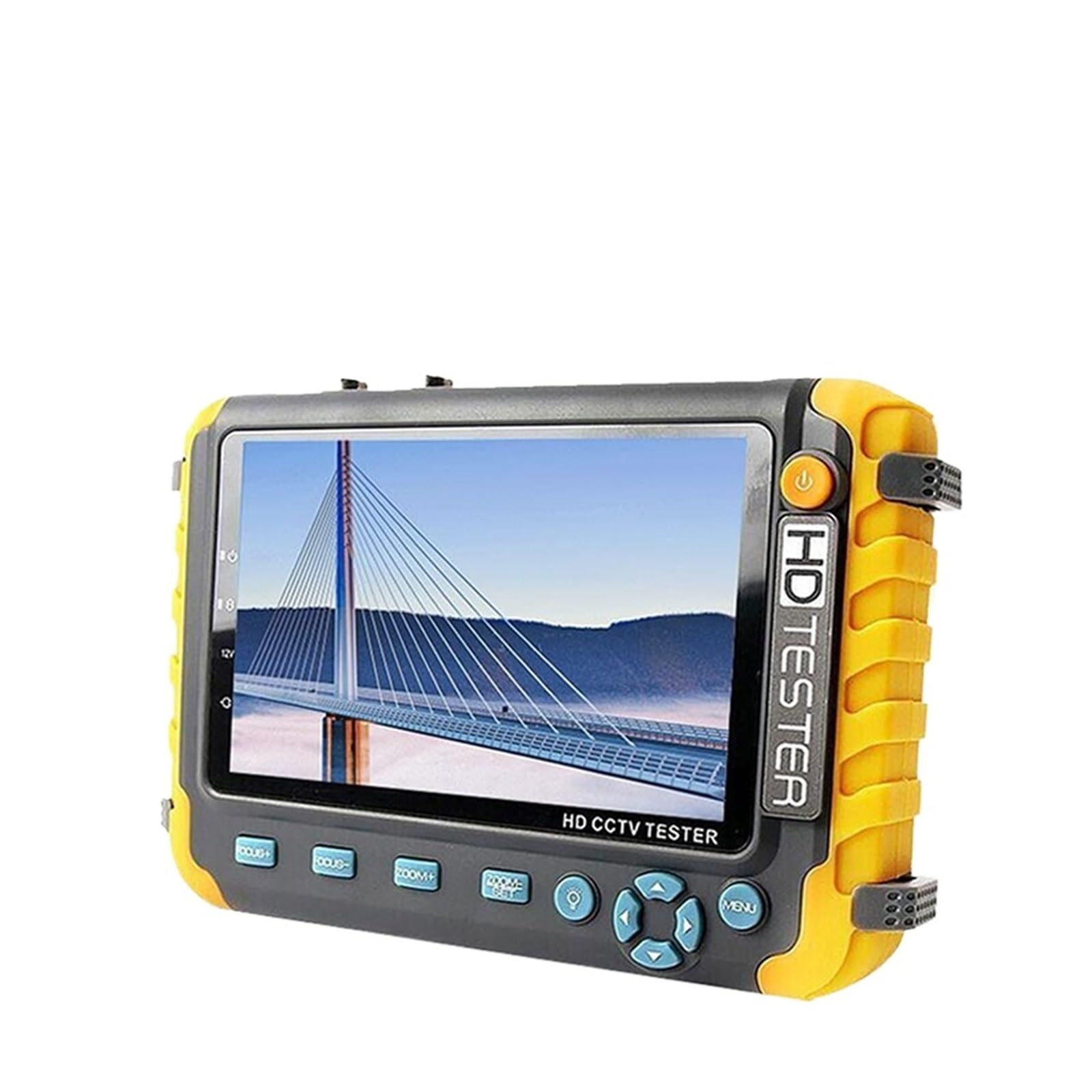 CCTV Tester, IV8W 4K CCTV Tester 5 Inch Security Camera Monitor For AHD/CVI/TVI CVBS Analog Test With VGA Input UTP CFTV Testers(12W)