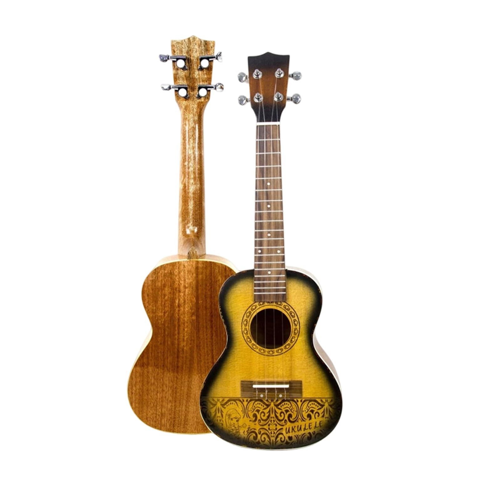 Ukulele Professionale In Legno Massello Da 23 Pollici Uno Strumento A Corda Adatto A Principianti Adulti Ukulele