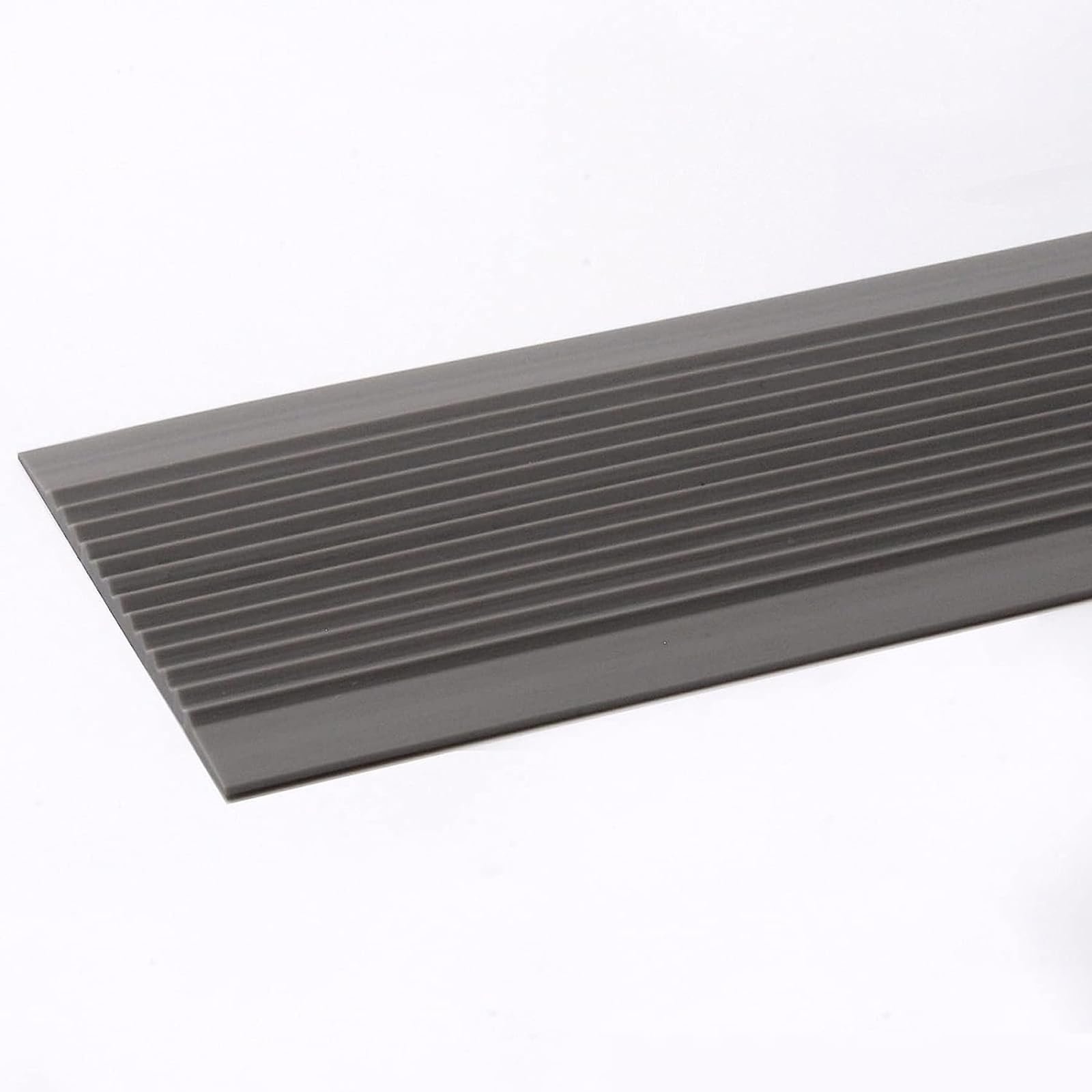 Tira antideslizante de escalera exterior de PVC gris rollo de 8 metros seguro