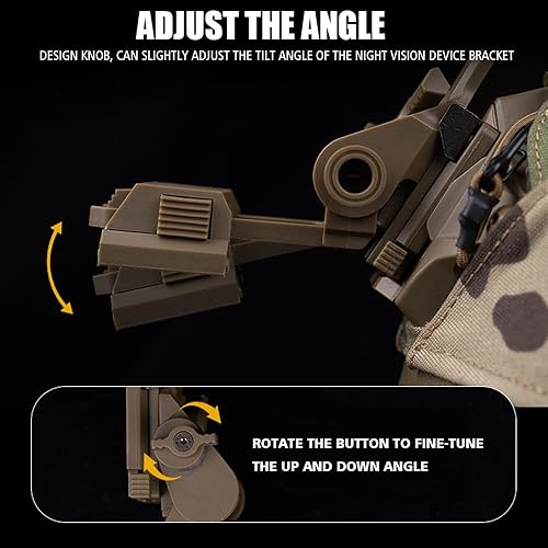 Miniatura 6 de Paintball táctico Airsoft plástico L4G24 NVG montaje casco visión nocturna gafas titular PVS15 PVS18 GPNVG18 soporte