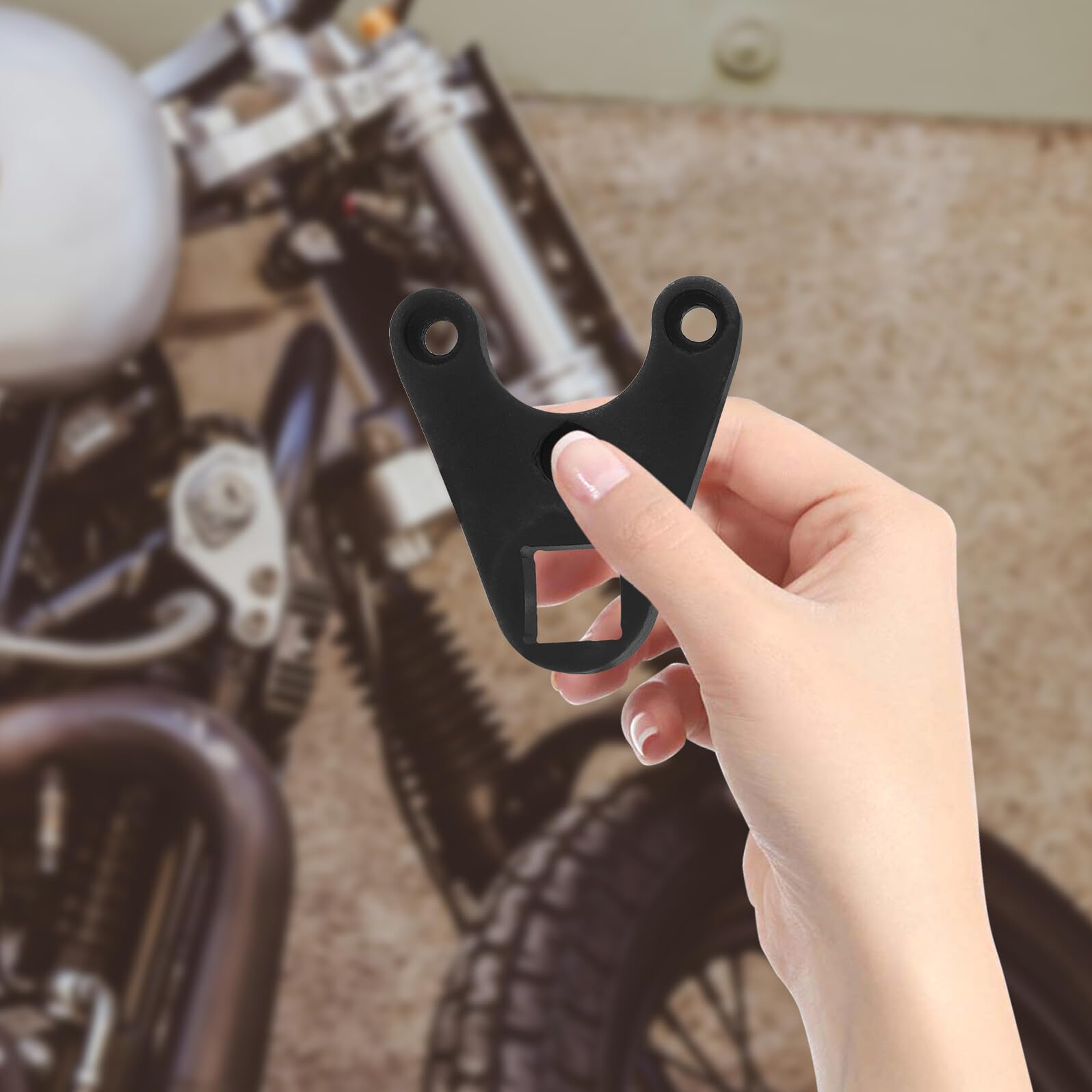 FOMIYES Chiavi per Perno Inclinazione in Ferro Leggero e Portatile Kit Utensili per Cilindri Idraulici per Moto Accessori per Trim
