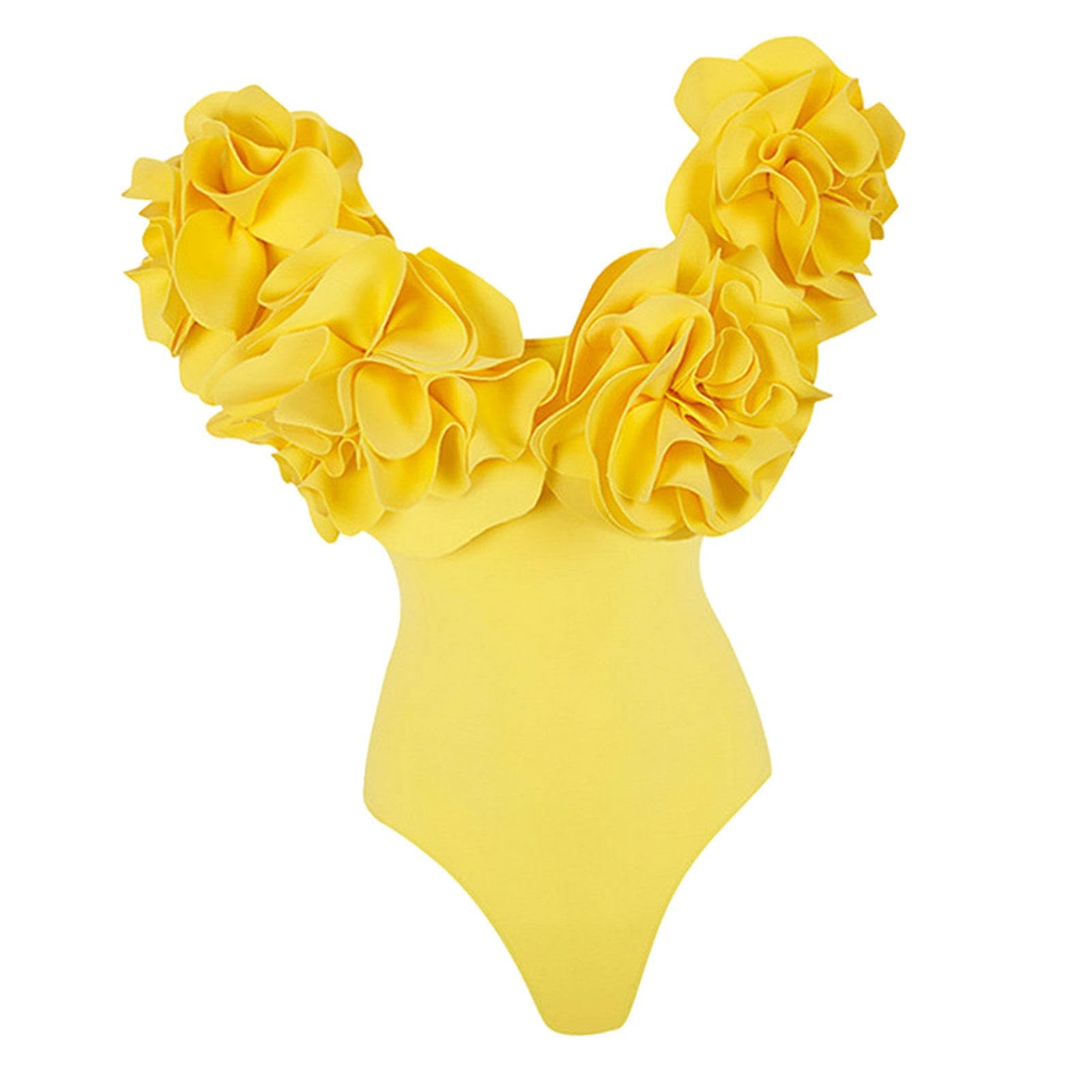Women Swimsuit Beachwear Swim Suit For Water Parks Summer Birthday Gift S No Skirt | Womens Clothing | Swimwear-image-4