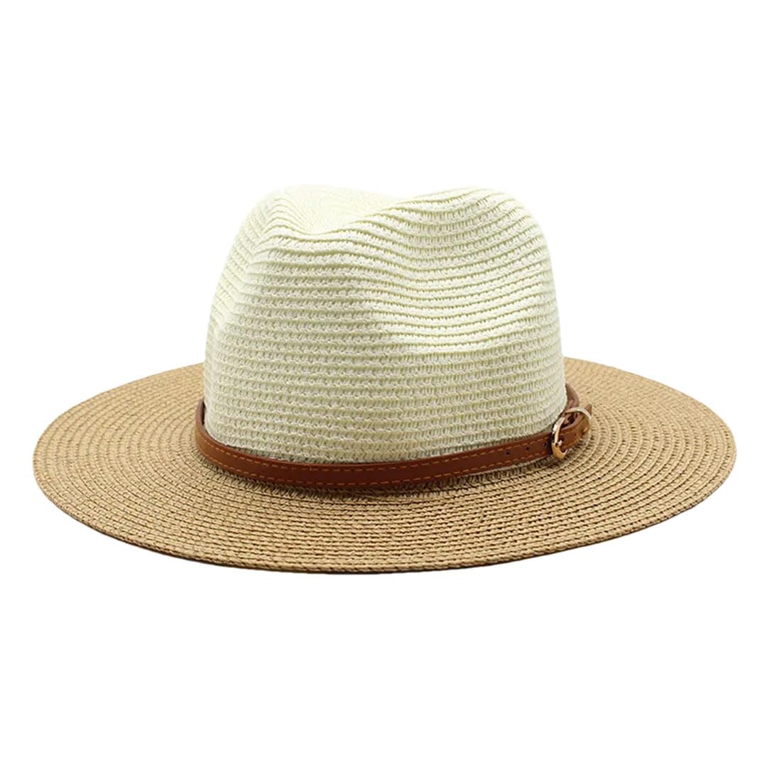 LCUVIMPEX Bucket Hats， Women Straw Sun Hat Multicolor Protection Outdoor Beach(3)
