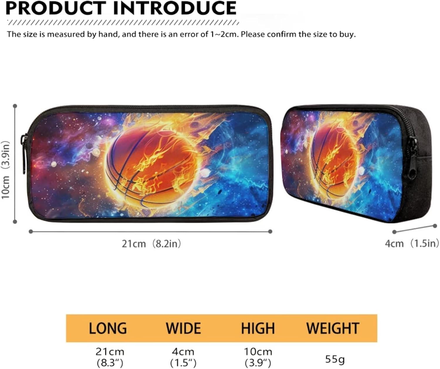 Galaxy Basketball Backpack for Boys 6-8 with Lunch Box for School Kids 15 Inch School Bag and Lunchbox Set Large Capacity Bookbag Lunch Bag Pencil Case for School