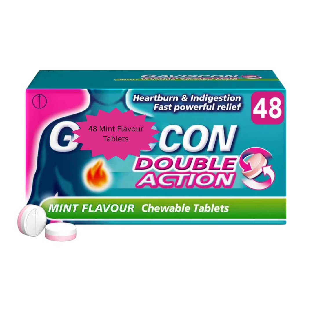 Double Action Mint Flavour 48 Chewable Tablets