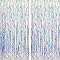 CHRORNE 2pcs 3ft X 8.3ft Gold Tnsel Fol Frnge Curtans Streamers