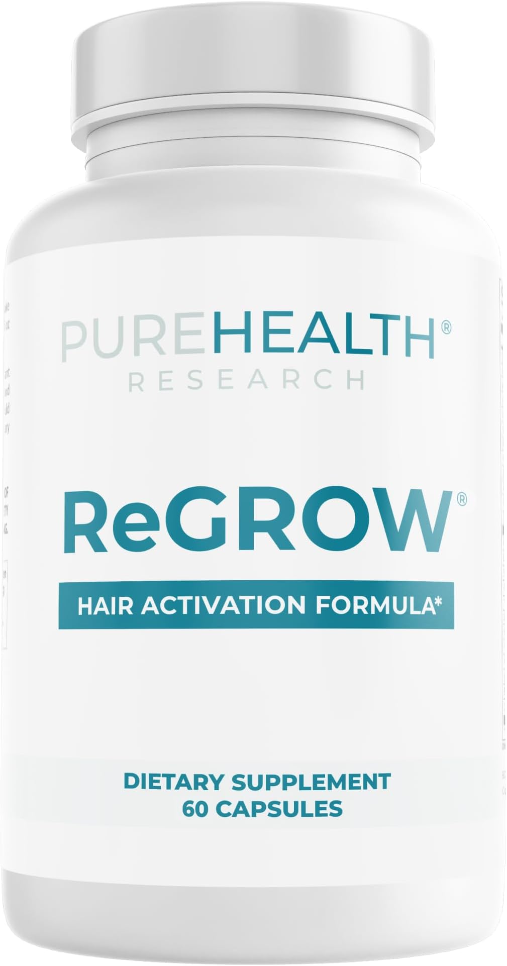 ReGrow - Hair Growth Vitamins - with Saw Palmetto, Biotin, Collagen, Zinc, Iron, Iodine, Selenium & More - Hair Supplements for Women & Men - 60 Capsules