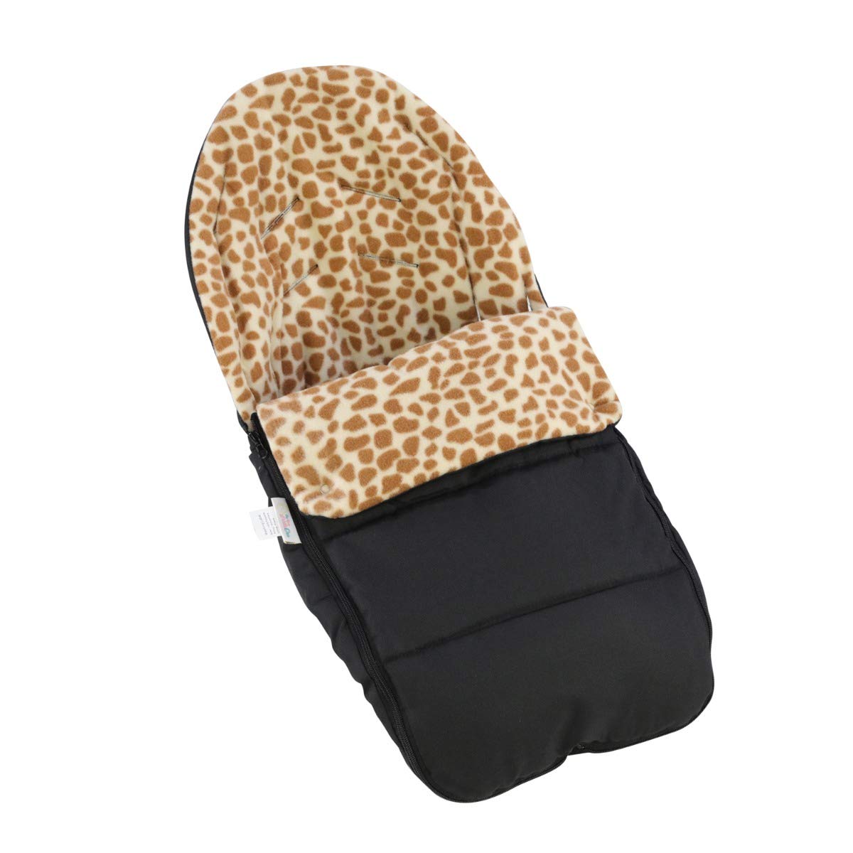 Animal Print Car Seat Footmuff/Cosy Toes Compatible with Kids Kargo Duel - Giraffe