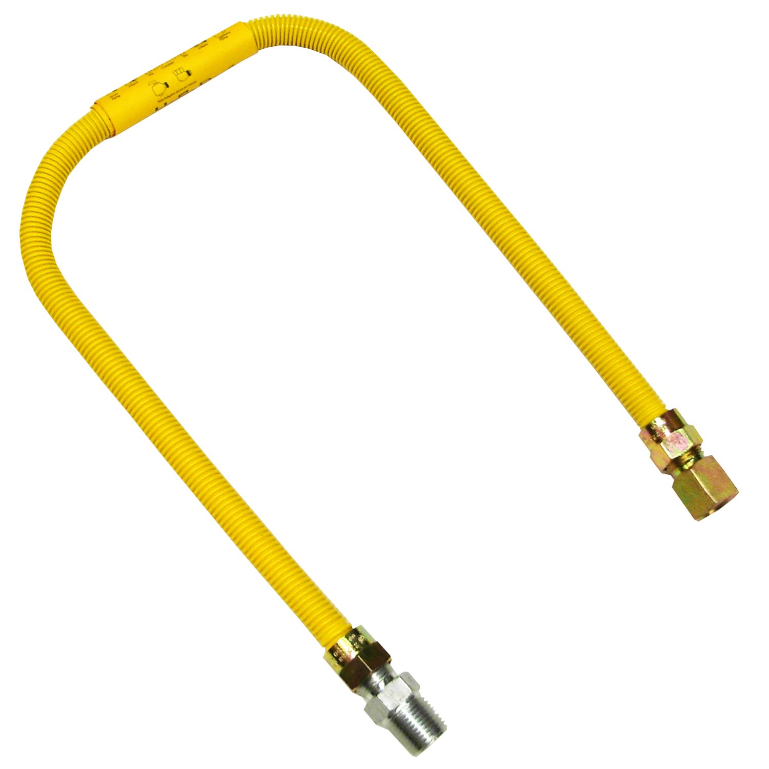 LASCO 10-1227 Flexible Coated Gas Water Heater Supply Line, 30-Inch,  1/2-Inch OD Connector with 1/2-Inch MIP X 1/2-Inch FIP Fittings :  Amazon.sg: DIY u0026 Tools