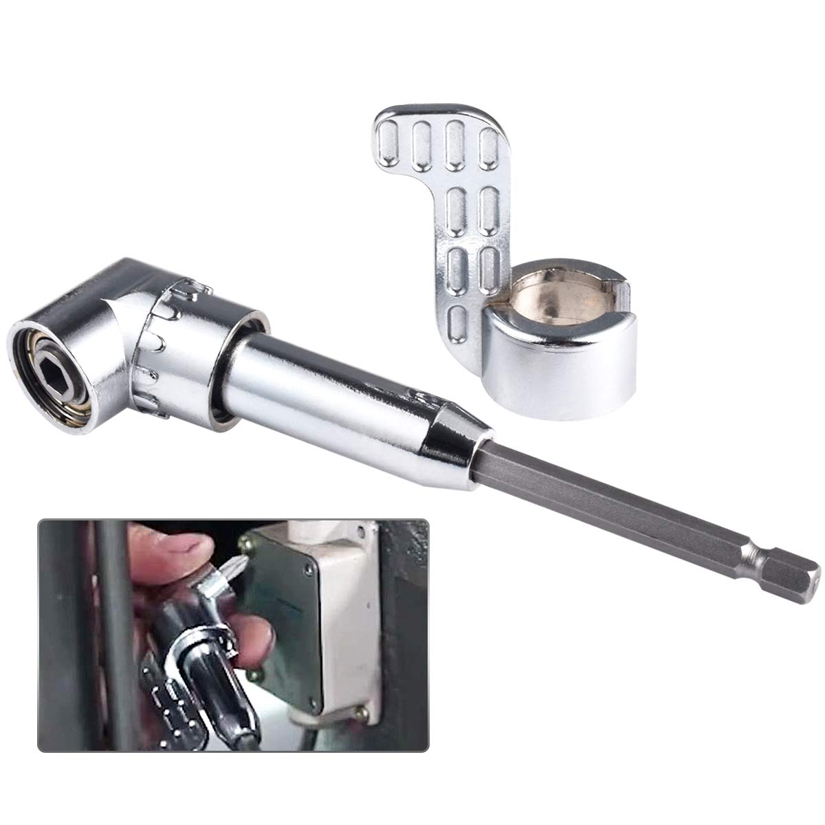 105 Degrés à Angle Droit Extension D'angle De Conducteur Mèche