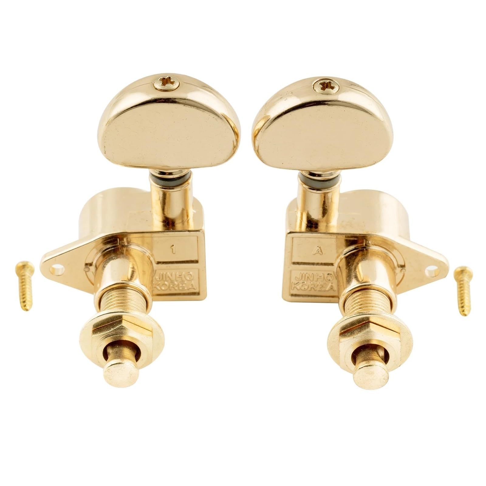 Clés D'accordage De Guitare Mécaniques 3R3L 19:1 Entièrement Scellées(Gold)