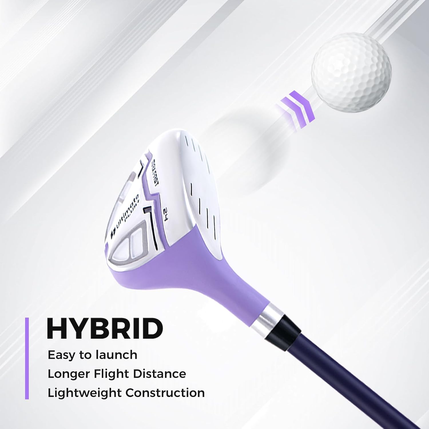 ULTIMATE Women's Complete Golf Club Set, 11-Piece Right Handed Ladies Golf Clubs Set w/ 460cc Alloy Driver, #3 Fairway Wood, #5 Hybrid, #5/#6/#7/#8/#9/#P/#S Irons, Putter & Golf Cart Bag