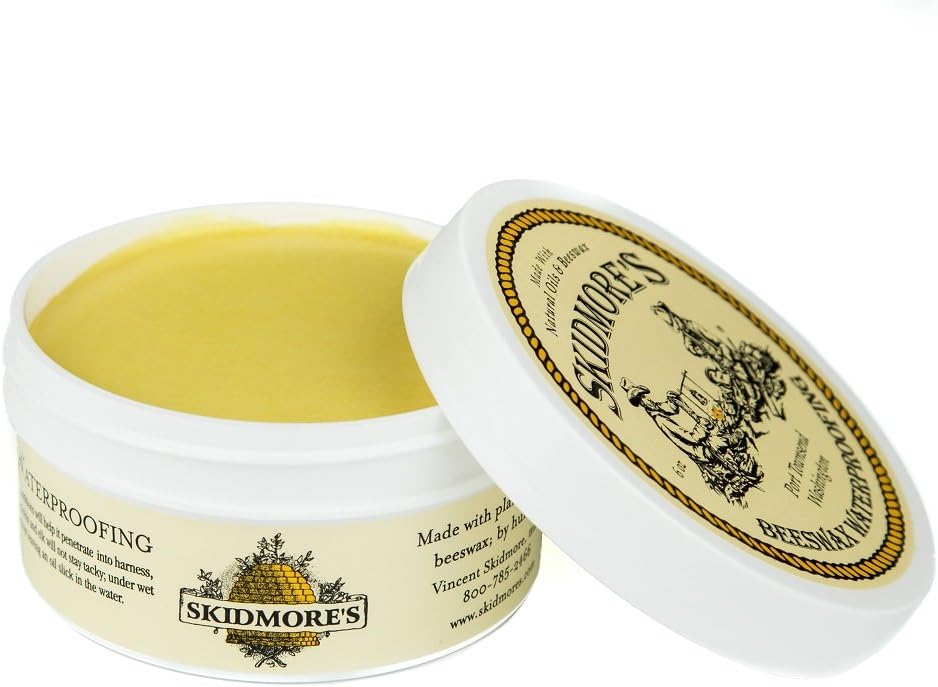 Skidmore's Beeswax Waterproofing and Featherline Detail Applicator Set