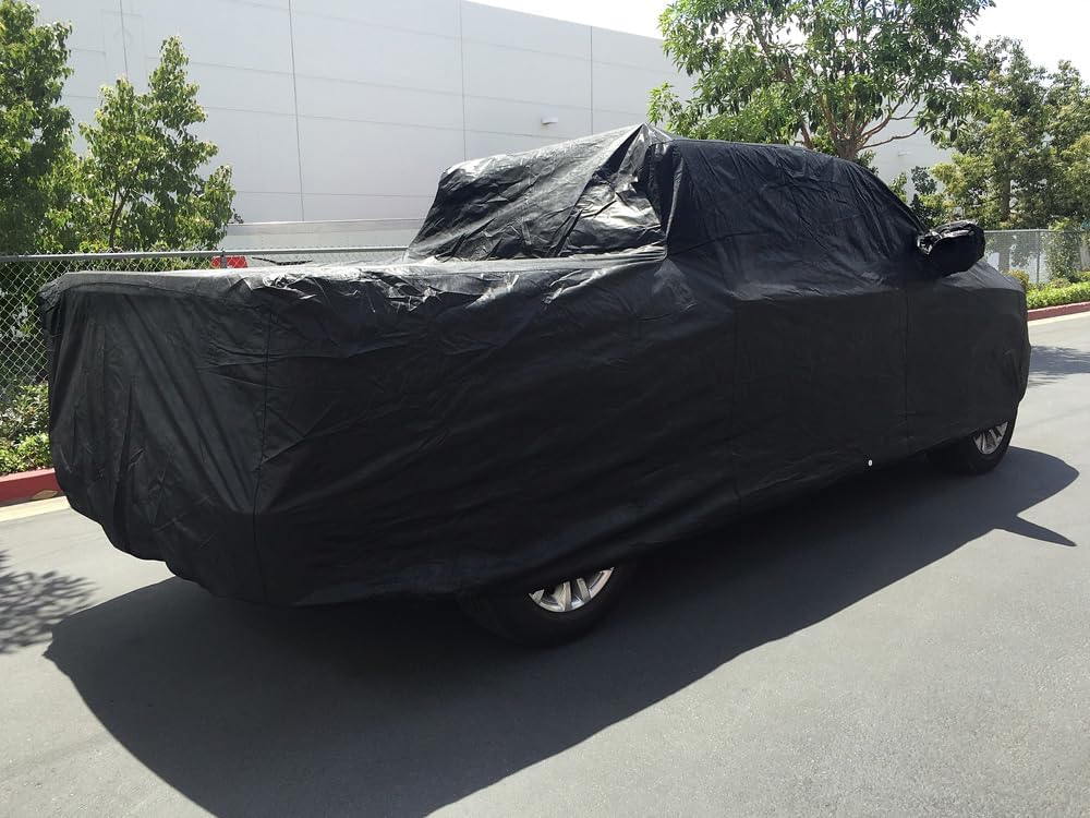 CarsCover Custom Fits for 2019-2023 Dodge Ram 1500 Crew Cab Quad Cab 5.7ft Bed Box Short Bed Xtrashield Black Truck Car Cover