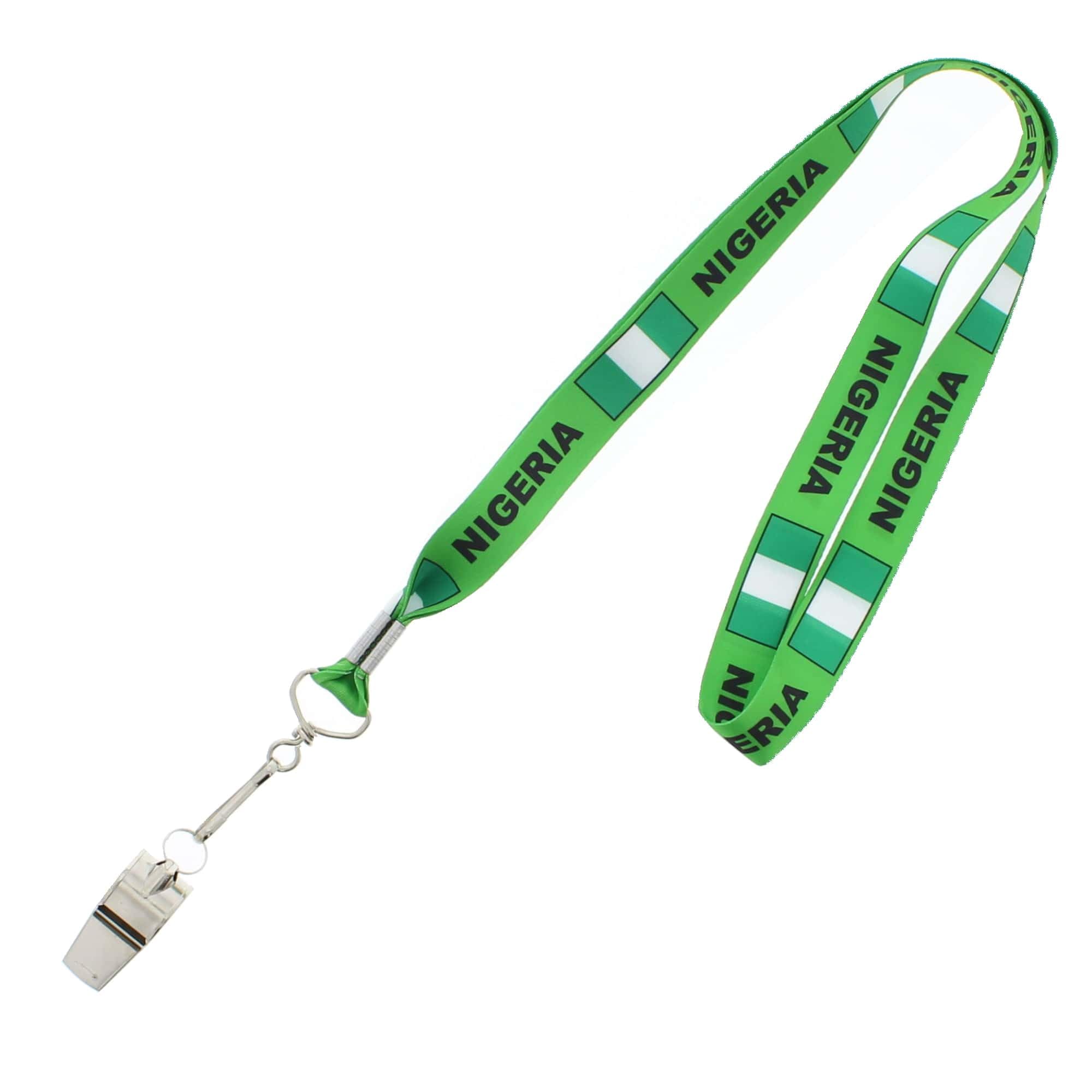 Zac's Alter Ego Metal Whistle on Nigeria Lanyard