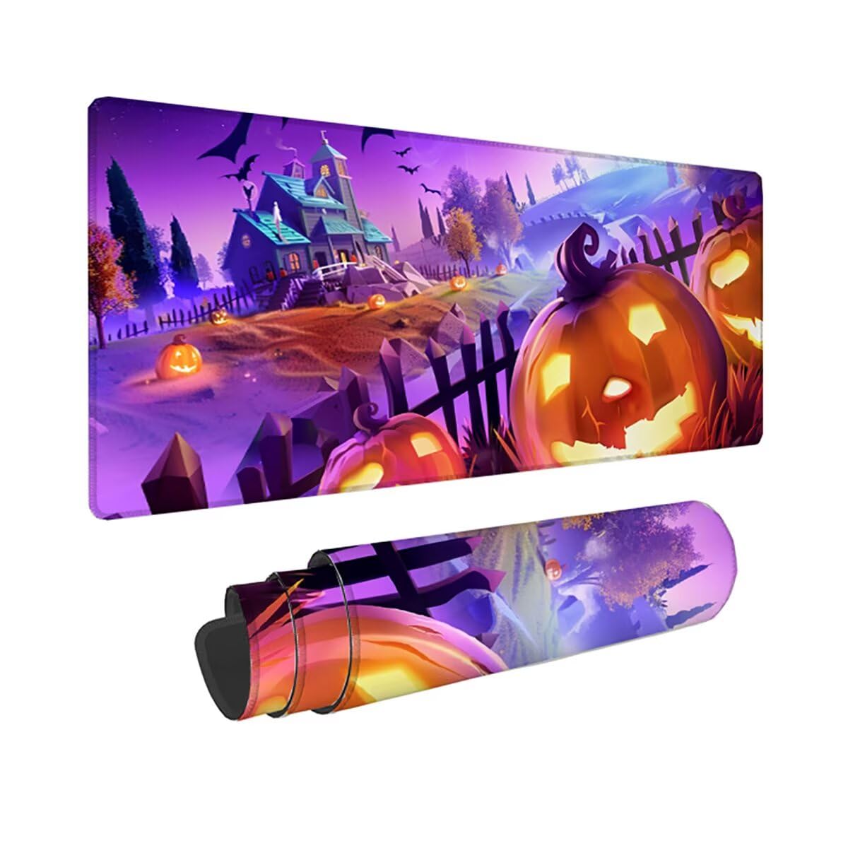 Tappetino per Mouse Gaming XXL 1200x600x3mm– Ufficio Mousepad Grande – Migliora la Velocità e la Precisione Tenuta Stabile Sottomano per Ufficio e Casa Accessori Scrivania Zucca PjY17523 N-U