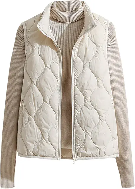 Gilet sans manche femme matelassé léger et pliable