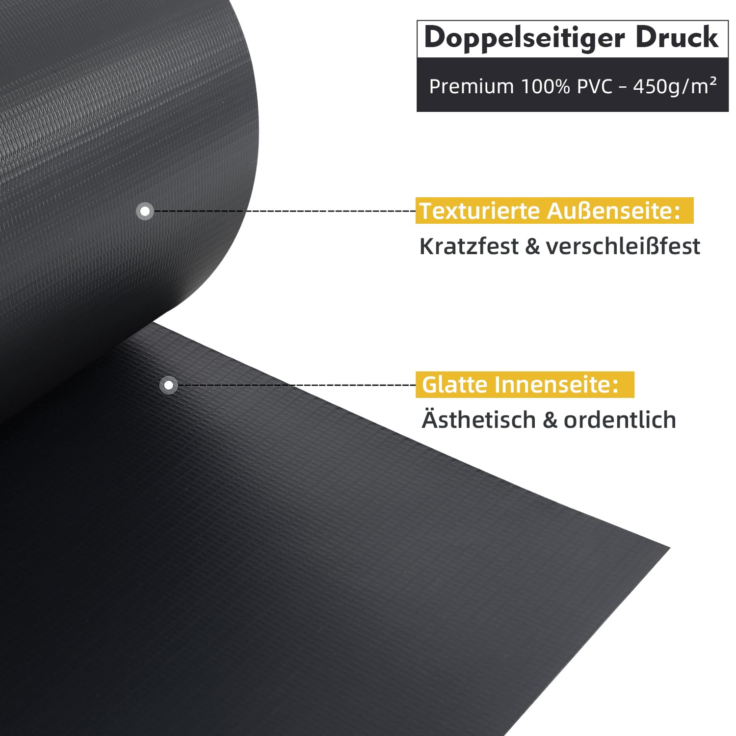 Sekey PVC Sichtschutzstreifen für Doppelstabmatten 35m x 19cm - 26 Befestigungsclips, Doppelstabmattenzaun Sichtschutz, Anti-UV Wetterfest Stabmattenzaun Windschutz für Garten, Anthrazit