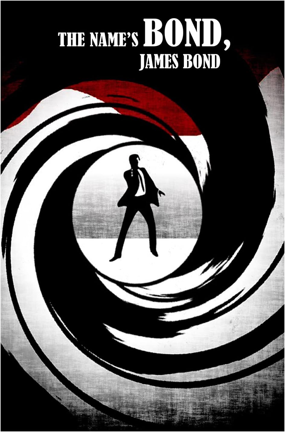 PRINTELLIGENT James Bond Poster Hollywood Movie Poster 12 x 18, Multicolour