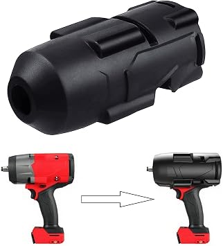 GIONAR Protective Boot Cover for Milwaukee Impact Wrench, Rubber Protective Tool Boot for Milwaukee M18 1/2