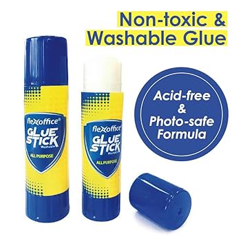 5 Star Office Glue Stick Solid Washable Non-toxic Medium 20g FS 108232
