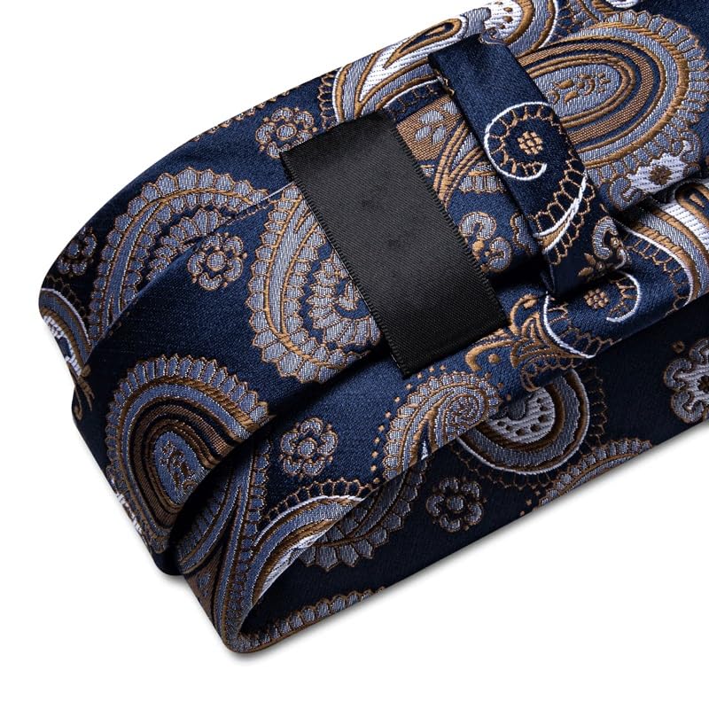 Set de corbata para hombre 8 cm con accesorios miniatura 4