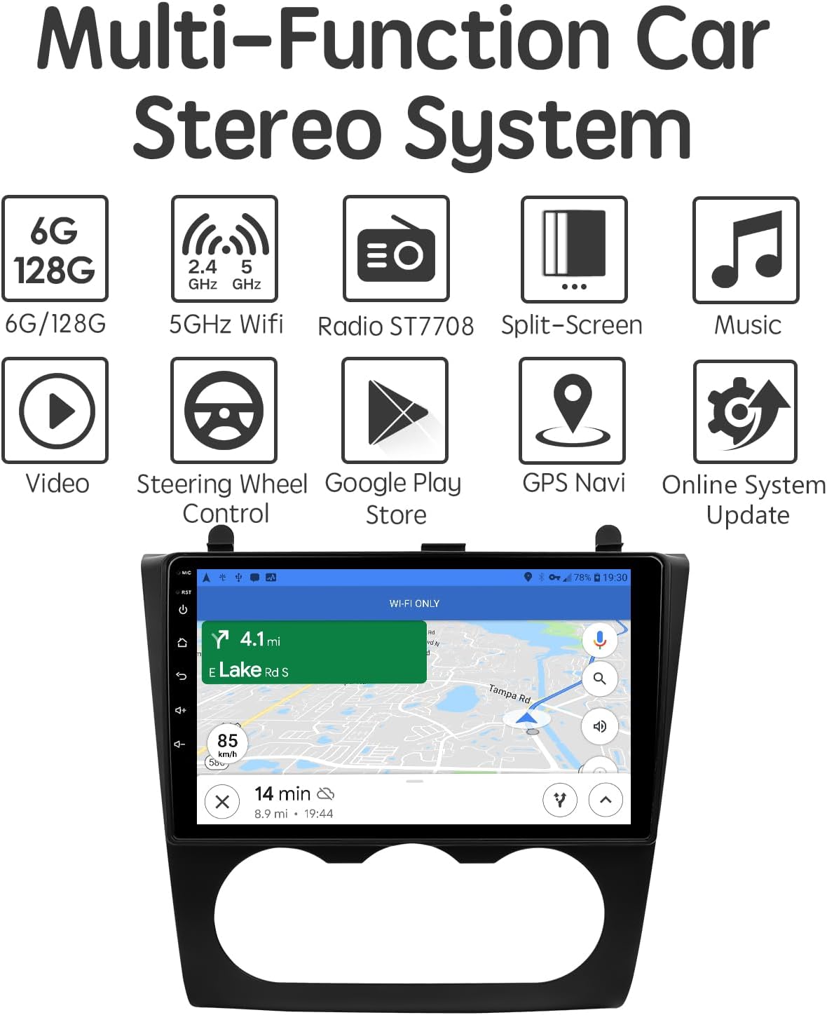9" Apple Car Play Radio XC003 Harness for 2008-2012 Nissan Altima, Android 13 6G 128G Touch Screen Car Stereo with Wireless Android Auto Mirror Link 5GHz WiFi IPS Screen GPS Navigation