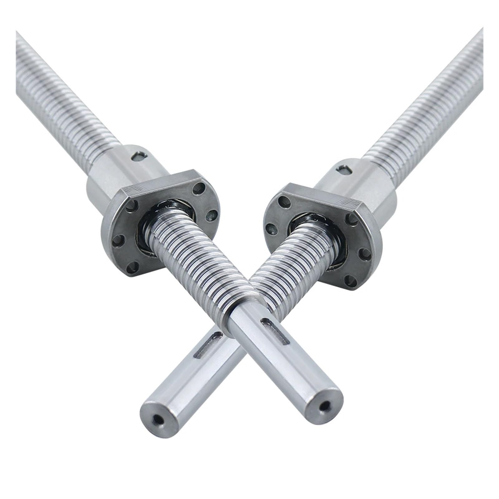 Metal Ball Screw nut end Processing Lead 10mm SFU2510 C3 Level Ground Ball Screw R25 Ball Nut ?0.001mm/300mm)(800)