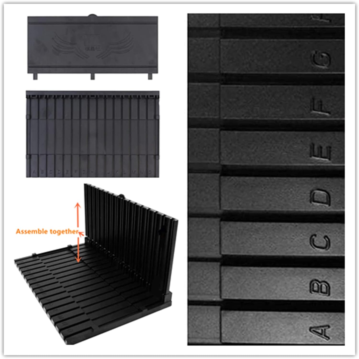 Model Parts Shelving Rack,Model Kit Display Stand,Suitable for Placing Gundam Model Parts, Black