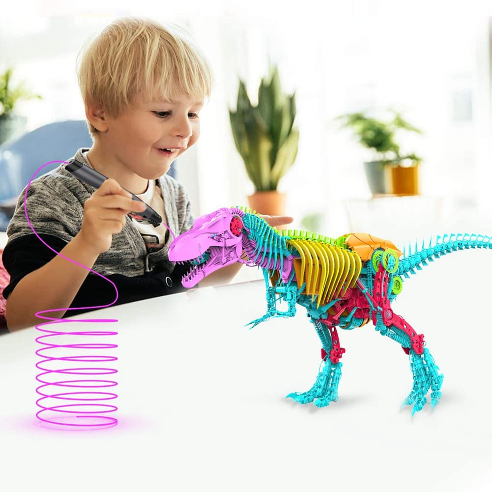 Recambios de PCL de BolíGrafo de ImpresióN 3D de 1,75 Mm, Paquete de 20 Colores Aleatorios, Baja Temperatura de FusióN de 70 ℃, Regalos para NiñOs (200 Pies)