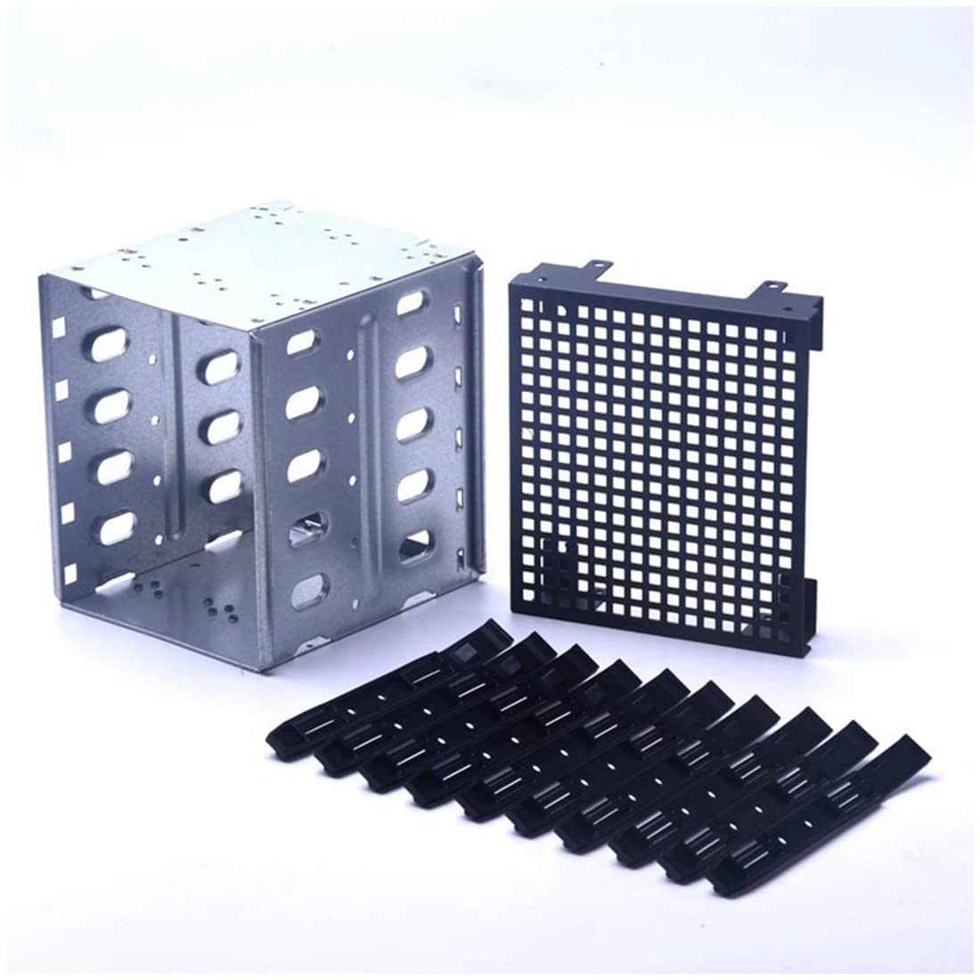 5,25 na 5 x 3,5 HDD Cage Rack obudowa dysku twardego adapter