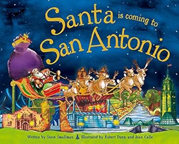 Hardcover Santa is Coming to San Antonio Book